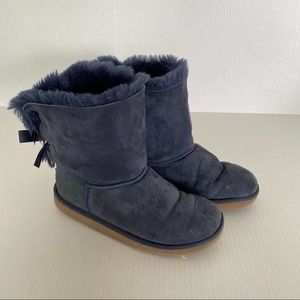 UGG Blue Bailey Bow Tie II Boot SZ 5